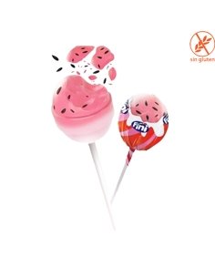 Chupa Pop Caramelo Fresa ácida con pepitas 100uds Fini Golosinas