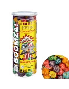 Palomitas Caramelizadas sabor Mix de Frutas BOOMZA Bote 170gr