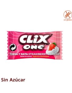 Chicles Clix One Fresa y Nata 200uds