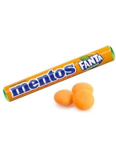 Caramelos Mentos Fanta Naranja 20uds