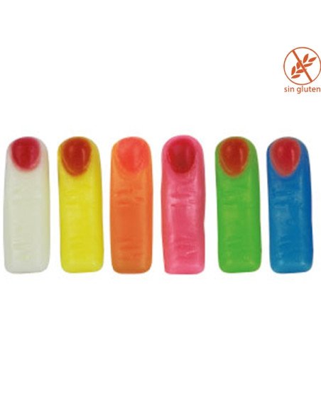 Dedos Brillo goma 1Kg Jake Golosinas