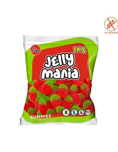 Fresas salvajes Pica goma 1Kg Jake Golosinas | Chuches Online