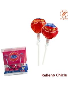 Caramelos Chupa relleno chicle 15 Bolsitas Cerdán