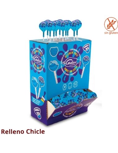 Chupa con chicle Pintalenguas 100uds Caramelos Cerdán