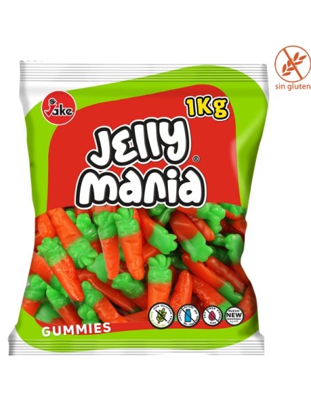 Zanahoria Brillo goma 1Kg Jake Golosinas