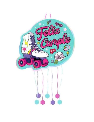 Piñata Patines 46x41cm para Fiestas infantiles