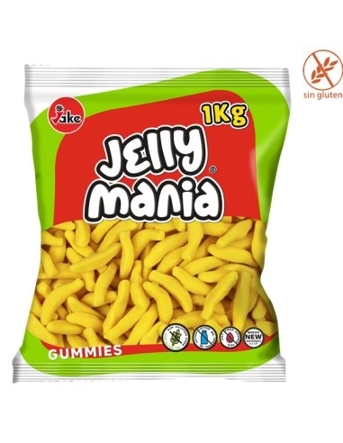 Plátanos goma azucarada 1Kg Jake Golosinas