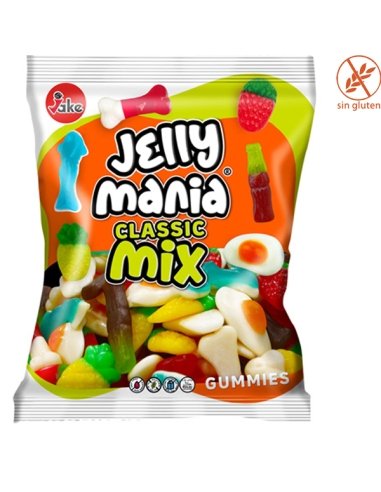 Jelly Mania Clasic mix brillo chuches surtidos 1Kg Jake Golosinas