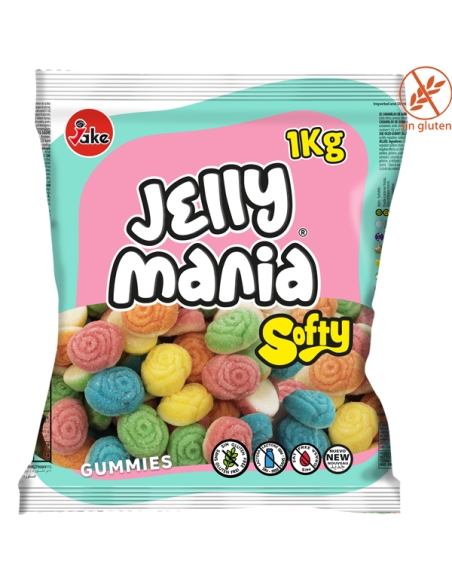 Flower Power Flores surtidas goma 1kg Jake Golosinas