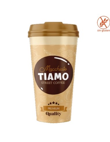 Bebida para llevar Café Macchiato Tiamo Street 220ml 10uds