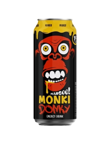 Bebida Energética Monki Donky Mango 25Cl 24Uds