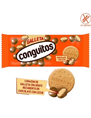 Conguitos Galleta 50gr 14uds Chocolates Lacasa