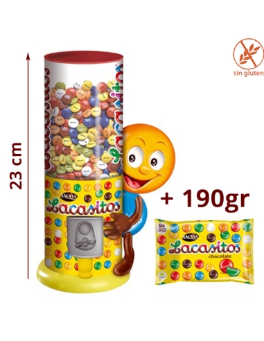 Dispensador Lacasitos con 190Gr 1ud Chocolates Lacasa