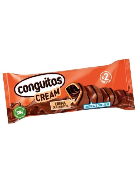 2 Barritas Cream duo Conguitos 46gr 16 Bolsitas