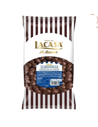 Almendra con Chocolate Leche 1Kg Chocolates Lacasa