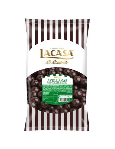 Avellana con Chocolate Negro 1Kg Chocolates Lacasa