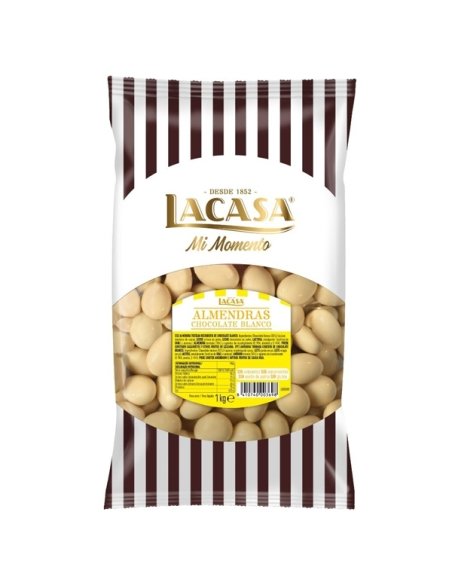 Almendras Marcona con Chocolate Blanco 1Kg Chocolates Lacasa