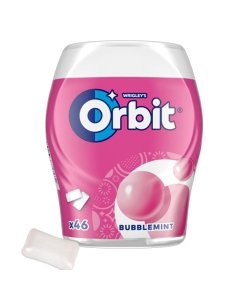 Orbit Gragea Box Bubblemint 46 chicles Sin Azúcar 6 Botes