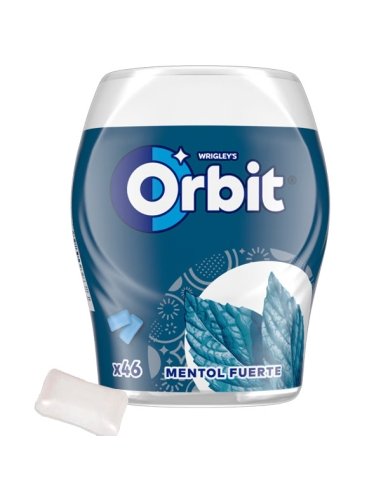 Orbit Gragea Box Menta Fuerte 46 chicles Sin Azúcar 6 Botes