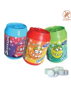 Sidral Sparkling caramelo comprimido 50 Botes Top Candy