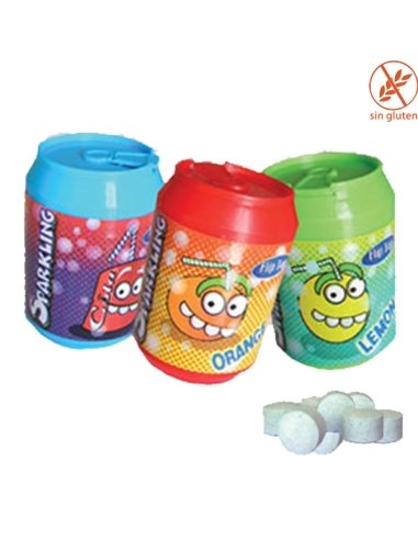 Sidral Sparkling caramelo comprimido 50 Botes Top Candy