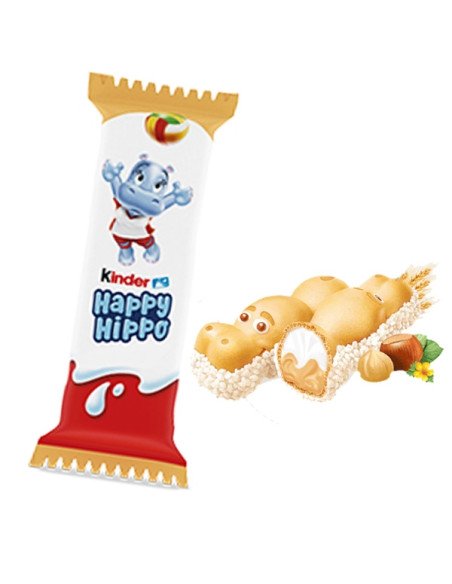 Chocolatina Kinder Happy Hipo avellana 28uds