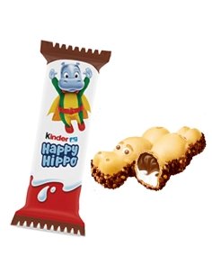 Chocolatina Kinder Happy Hippo cacao 28uds