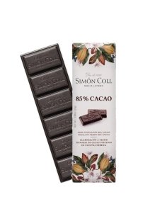 Chocolatina Chocolate Negro 85% 25gr 14uds Simón Coll