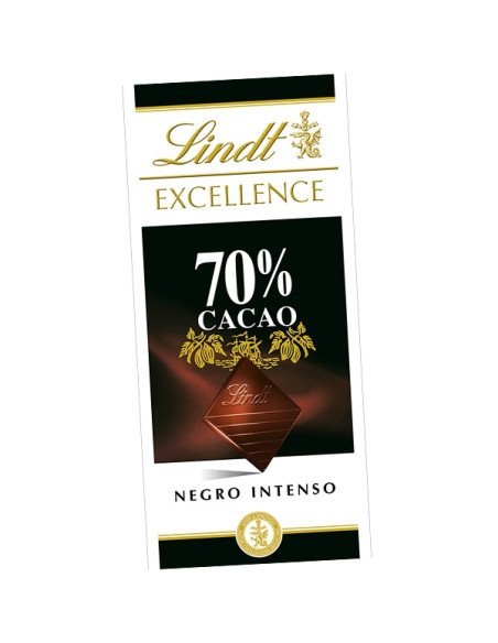Tableta Chocolate Lindt Excellence Negro 70% 100gr 1ud