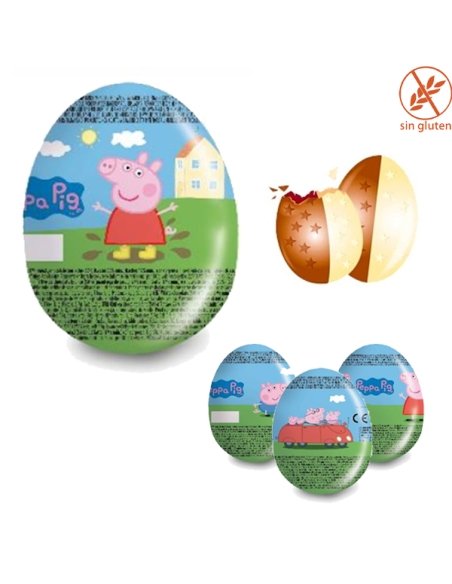 Huevo Chocolate Bicolor Sorpresa Peppa Pig 24uds Cool Candies