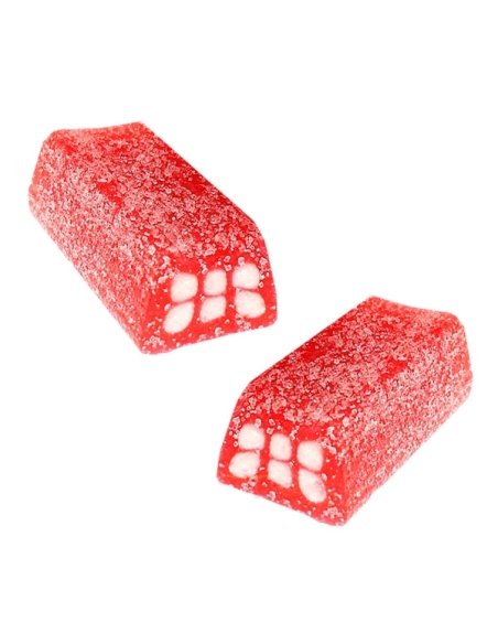 Regaliz Ladrillos Pica Fresa 1Kg Maxipack chuches Haribo