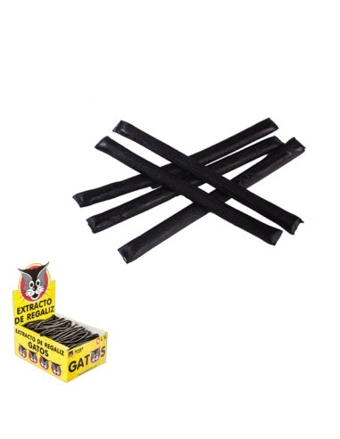 Barras de Regaliz Gato Negro Mediano 450uds Saet
