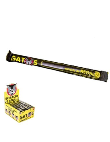 Barras de Regaliz Gato Negro XL 85uds Saet Sweets