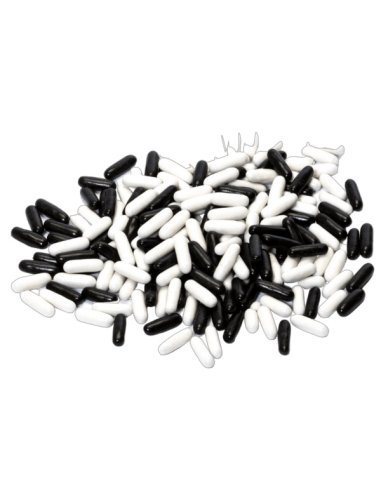 Píndulas Blancas y Negras Grageas Regaliz con anís 1.5Kg Saet Sweet