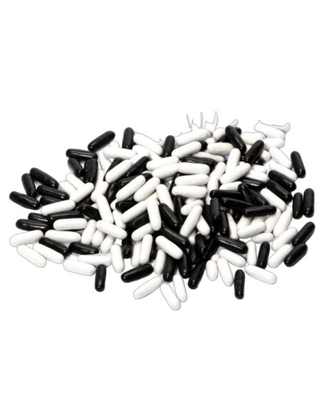 Píndulas Blancas y Negras Grageas Regaliz con anís 1.5Kg Saet Sweet