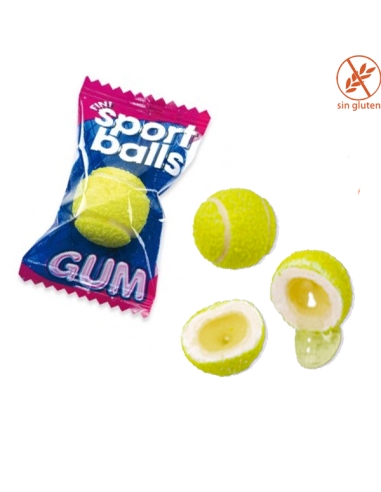 Chicles rellenos con forma Pelotas de Tenis 200uds Fini Golosinas