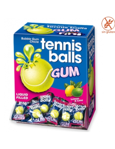 Chicles rellenos con forma Pelotas de Tenis 200uds Fini Golosinas