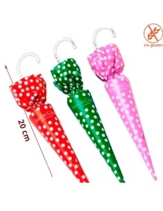 Sombrillas Chocolate Topos 35Gr 30uds Simón Coll