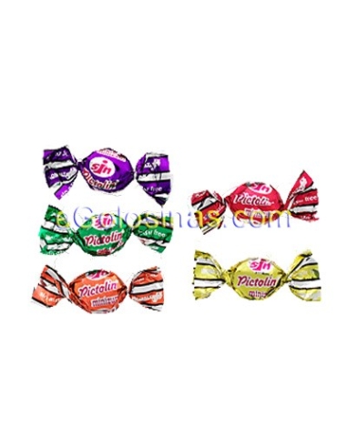 CARAMELO LIGHT ZUMO FRUTA Sin Azucar 1Kg Intervan