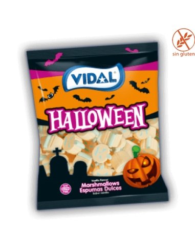 Nubes chuches Calabazas Halloween 1Kg Vidal Golosinas (145uds aprox)