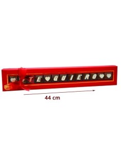 Estuche Bombones Letras "Te Quiero" 82gr Chocoday