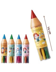Super Lápices de colores de Chocolate 18uds Simón Coll