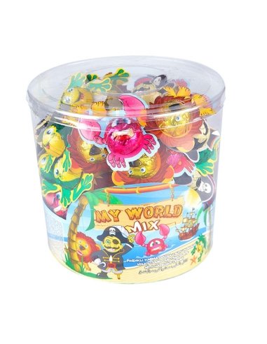 Mini My World Chocolate Sucedáneo 100Uds Sidral