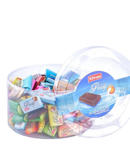 Napolitanas Presty Chocolate Sucedáneo 4gr 97uds Elvan