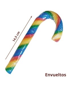 Bastón Navidad Colores Grande 25Gr 96uds