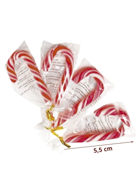 Bastones Navidad Pequeños de Caramelo 7 gr 120uds Candy Canes