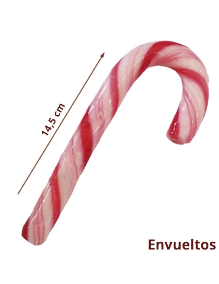 Bastones Navidad Rojos Grandes de Caramelo 25gr 96uds