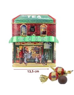 Caja Bombones Lata Casita de Té 150gr bombones