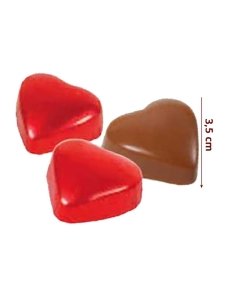 Bombones Corazón Latido Chocolate 2Kg Fridul (190uds aprox)