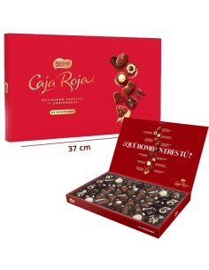 Bombones Caja Roja 398G Nestlé (42 bombones)